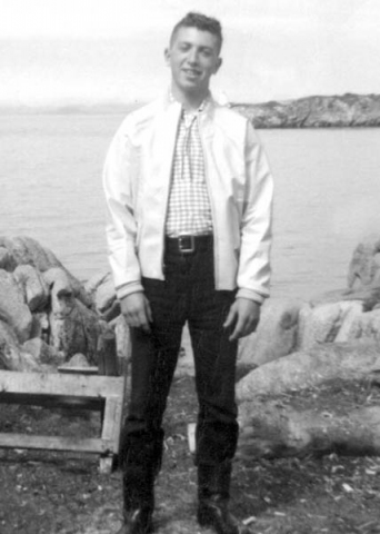 200: Francis Norman around age 17. (circa 1962-1963) [courtesy of Joy Norman]  - son of Patrick Norman &amp;amp; Anastasia Lambe